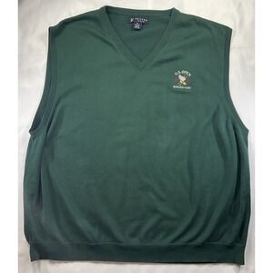 Oxford Golf Size XL US Open 2006 Winged Foot Golf Course Green Sweater Vest
